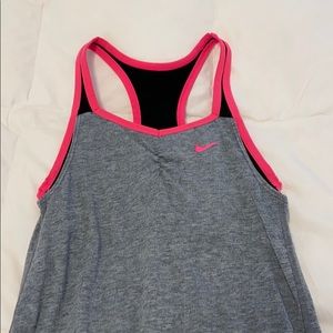 NIKE Dri-fit gray tank top